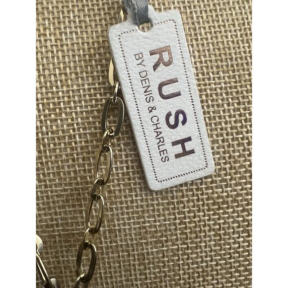 Vintage Rush By Denis And Charles Lucite Necklace. 42" - Picture 4 of 14